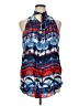 Desigual Blue Sleeveless Blouse Size XL - photo 1