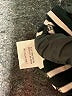 Joyce Black 3/4 Sleeve Top Size S - photo 8