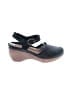 SoftWalk Black Wedges Size 7 1/2 (wide) - photo 1