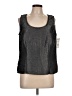 Ronni Nicole Gray Sleeveless Top Size L - photo 1