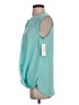 Laundry by Shelli Segal 100% Polyester Teal Sleeveless Blouse Size S - photo 5