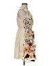 Shein Floral Yellow Cocktail Dress Size 6 - photo 4