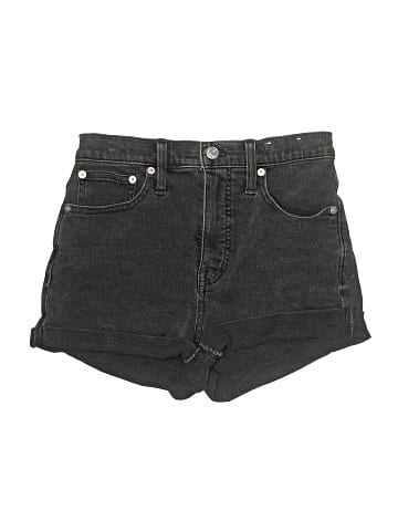 Madewell High-Rise Denim Shorts in Lunar Wash (view 1)