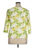 Talbots 100% Cotton Yellow 3/4 Sleeve Blouse Size 1X - photo 2