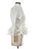 Alexis 100% Cotton Ivory Long Sleeve Blouse Size S - photo 4