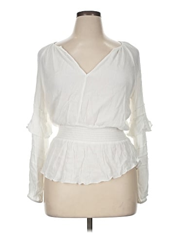 L'Agence Long Sleeve Blouse (view 1)