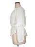 L'Agence 100% Rayon Ivory Long Sleeve Blouse Size XL (4) - photo 5