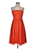 J.Crew 100% Silk Solid Orange Cocktail Dress Size 4 - photo 1