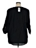 Torrid Black 3/4 Sleeve Button-Down Shirt Size 1X Plus (1) - photo 2
