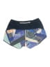 Athleta Color Block Blue Athletic Shorts Size S - photo 2