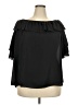 chic soul (chicsoul.com) 100% Polyester Black 3/4 Sleeve Blouse Size 2X - photo 1