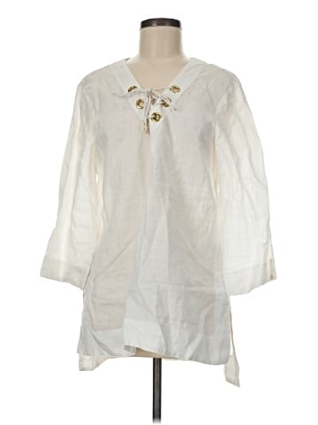 August Silk 3/4 Sleeve Blouse (view 1)