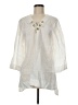 August Silk Ivory 3/4 Sleeve Blouse Size M - photo 1