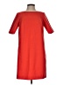 Ann Taylor Solid Red Casual Dress Size 10 Petite - photo 1