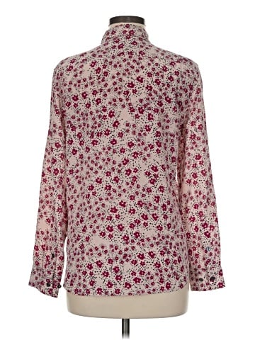 Equipment Long Sleeve Silk Top (view 2)