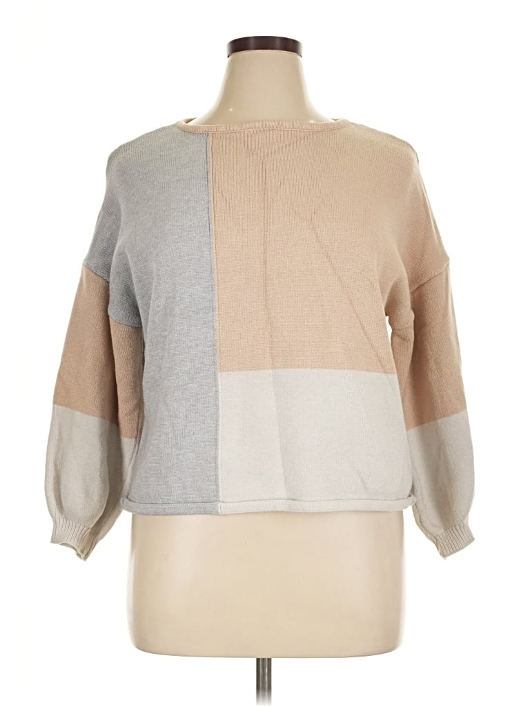 Pre-owned Ecowish Pullover Sweater In Tan