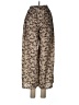 Assorted Brands Print Brown Casual Pants One size - photo 1