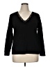 Violeta by Mango Black Pullover Sweater Size XL - photo 1