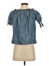 J.Crew 100% Cotton Blue Sleeveless Blouse Size 2 - photo 2
