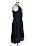 Athleta 100% Polyester Solid Blue Casual Dress Size L - photo 4