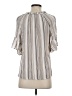 I.N. Studio 100% Rayon Silver Short Sleeve Blouse Size S - photo 2