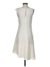 Halston Heritage 100% Polyester Solid White Ivory Cocktail Dress Size 2 - photo 2