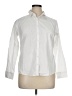 Lands' End Solid White Long Sleeve Button-Down Shirt Size 14 (petite) - photo 1