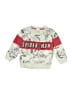 Marvel Print Silver Sweatshirt Size 3T - photo 1
