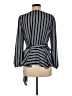 Ann Taylor LOFT 100% Polyester Black Long Sleeve Blouse Size M - photo 2
