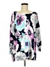 One A Floral Purple Pullover Sweater Size L - photo 1