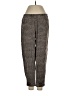 DWP Animal Print Brown Casual Pants Size S - photo 1