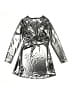 Zara Metallic Silver Dress Size 10 - photo 1