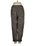 DWP Animal Print Brown Casual Pants Size S - photo 2