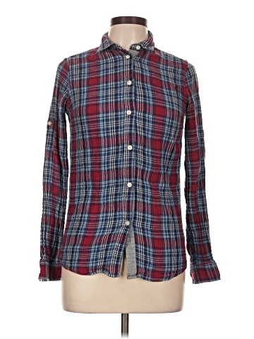 Gray Saks Fifth Avenue Long Sleeve Button-Down Shirt (view 1)