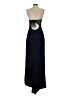 Vera Wang 100% Polyester Black Cocktail Dress Size 4 - photo 2