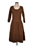 Boden Solid Brown Casual Dress Size 12 - photo 1