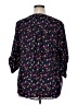 Torrid 100% Polyester Hearts Black 3/4 Sleeve Blouse Size 1X Plus (1) - photo 2