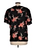 MICHAEL Michael Kors Floral Black Short Sleeve Blouse Size L - photo 2