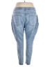 Unbranded Solid Blue Jeggings Size 3X - photo 2