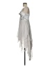 Windsor 100% Polyester Silver Cocktail Dress Size 3 - 4 - photo 5