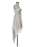Windsor 100% Polyester Silver Cocktail Dress Size 3 - 4 - photo 4