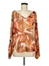 Andree by UNIT Orange Long Sleeve Blouse Size L - photo 1