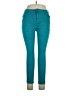 Old Navy Color Block Teal Jeans Size 14 - photo 1