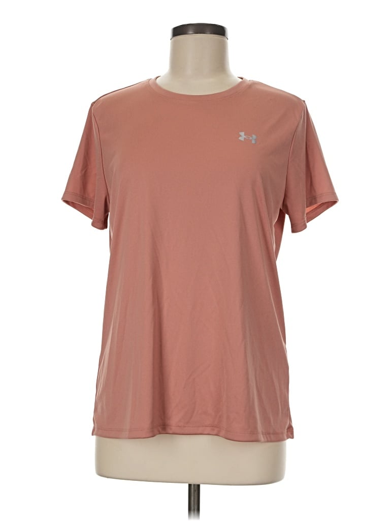 Pre-owned Under Armour Active T-shirt In Brown