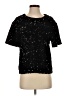 Pablo Stars Black Short Sleeve Blouse Size 0 (1) - photo 1