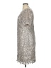Kay Unger 100% Polyester Metallic Silver Cocktail Dress Size 14 - photo 5