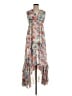 Fate 100% Polyester Floral Blue Cocktail Dress Size M - photo 1