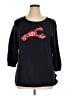 Talbots Outlet 100% Cotton Black Sweatshirt Size 1X - photo 1