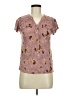 Rewind Pink Short Sleeve Blouse Size M - photo 1