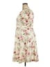 Unbranded Floral Ivory Casual Dress Size 2X - photo 5